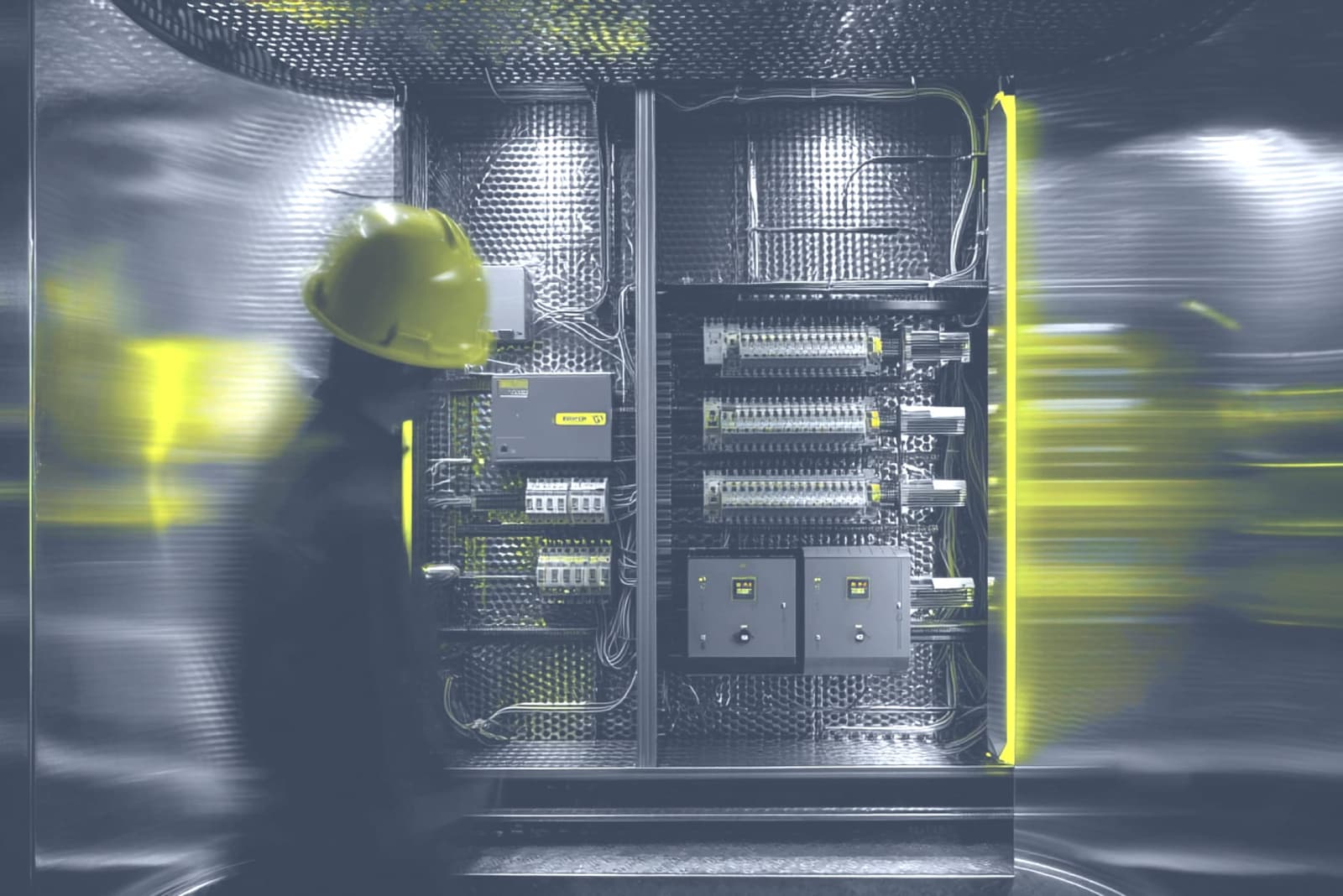 Focus Electro team working on marine electrical installations